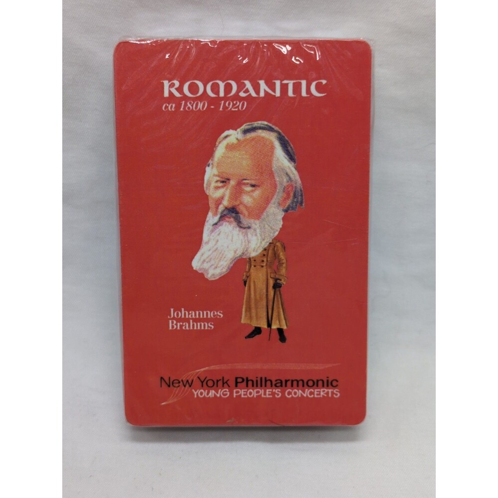 Johannes Brahms Romantic Ca 1800 - 1920 New York Philharmonic Playing Card Deck